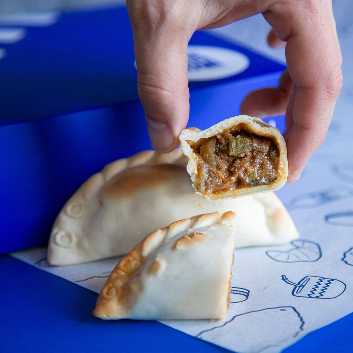 Relleno Empanada Carne a Cuchillo